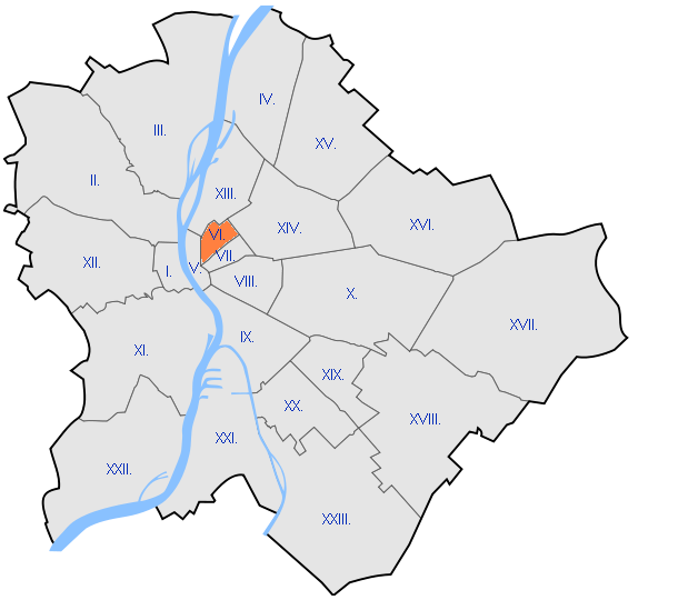 VI. kerület térkép